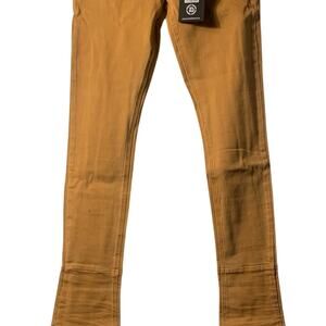 Doctrine Superstack Brown Mens Jeans Size 32